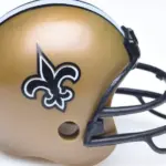 Football Helmet for the New Orleans Saints of the National Football Conference South.