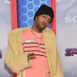 Kid Cudi arrives for the ‘Spider-Man: No Way Home’ LA Premiere on December 13^ 2021 in Westwood^ CA