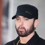 Eminem arrives to Curtis "50 Cent" Jackson Hollywood Walk of Fame Ceremony on January 30^ 2020 in Hollywood^ CA