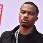 Roddy Ricch arrives for the 2021 BET Awards on June 27^ 2021 in Los Angeles^ CA