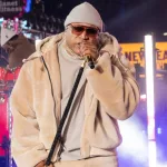 LL Cool J performs on stage during 2024 New Year's celebration on Times Square in New York on December 31^ 2023.