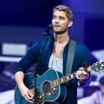 Brett Young performs during the You Look Good World Tour at Northwell Health at Jones Beach Theatre on July 14^ 2017 in Wantagh^ New York.