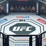 AI-generated image Description -- UFC Ring