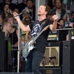 Pearl Jam lead singer Eddie Vedder performs at the 2016 New Orleans Jazz and Heritage Festival. New Orleans^ LA - April 22^ 2016