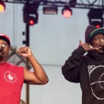 Chuck D and Flavor Flav of Public Enemy (hip hop group) performing on Belgrade Calling festival on June 27th 2012^ in Belgrade^ Serbia