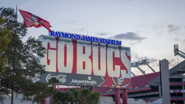 Tampa Bay Buccaneers' Raymond James NFL Football Stadium Tampa^ Florida - February 1^ 2022