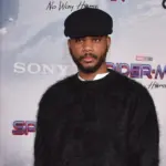 Bryson Tiller arrives for the ‘Spider-Man: No Way Home’ LA Premiere on December 13^ 2021 in Westwood^ CA
