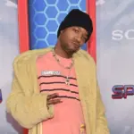 Kid Cudi arrives for the ‘Spider-Man: No Way Home’ LA Premiere on December 13^ 2021 in Westwood^ CA