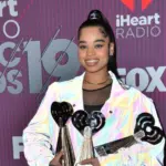 Ella Mai at the 2019 iHeartRadio Music Awards at the Microsoft Theatre. LOS ANGELES^ CA. March 14^ 2019