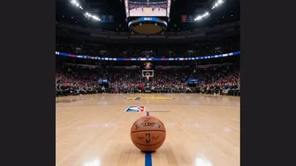 NBA BASKETBALL on NBA COURT This content was generated by an Artificial Intelligence (AI) system.