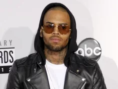 Chris Brown at the 40th Anniversary American Music Awards held at the Nokia Theatre L.A. Live in Los Angeles^ California^ United States on November 18^ 2012.