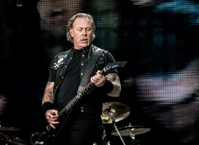 James Hetfield of Metallica during show on Tuesday 18th June 2019 Manchester Etihad Stadium