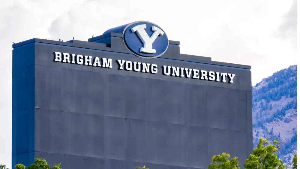 LaVell Edwards Stadium on the campus of Brigham Young University. PROVO^ UT/USA - OCTOBER 2^ 2016