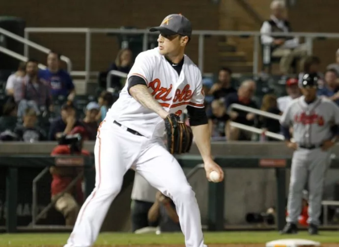 Tanner Scott pitcher for the East Division All-Star team at Salt River Fields in Scottsdale^AZ USA Novrmber 4^ 2017.