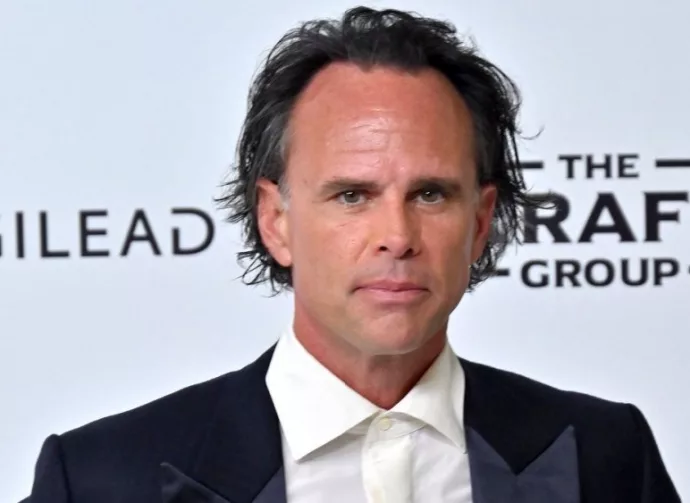 Walton Goggins at the Elton John Academy Awards Viewing Party at West Hollywood Park on March 2^ 2025 in W Hollywood^ CA