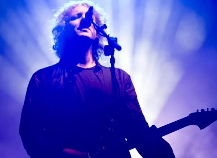 Kevin Shields of My Bloody Valentine performs onstage at the Way Out West festival August 15^ 2009 in Gothenburg^ Sweden