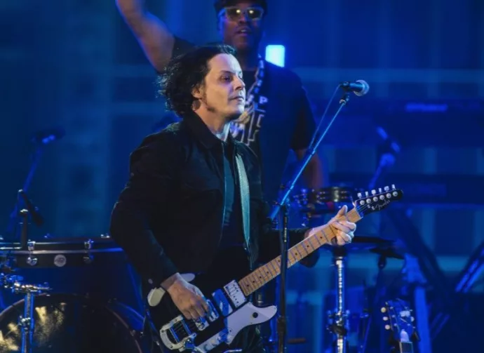 Jack White in concert at The Michigan Central Station. Detroit^ Michigan June 6 2024