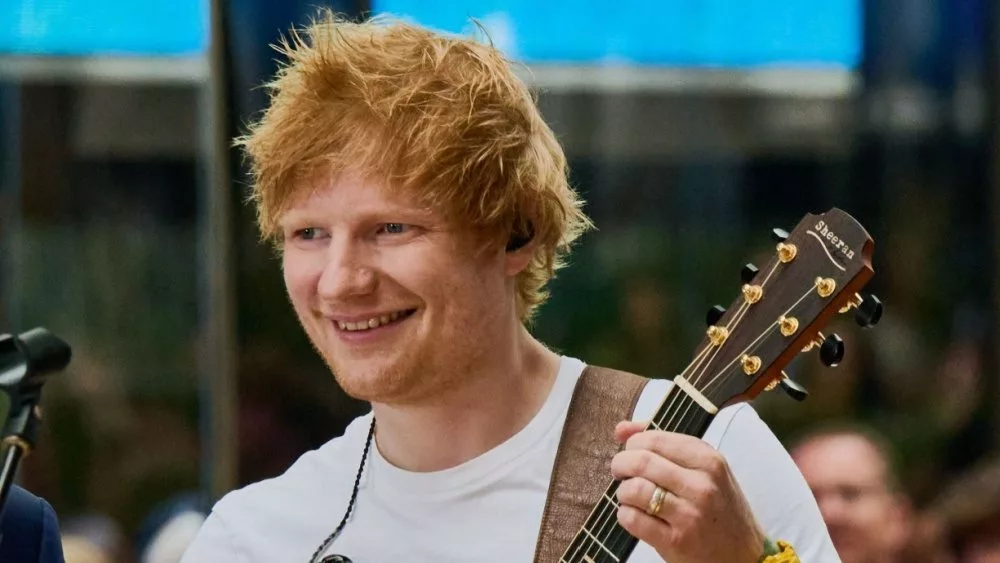 Ed Sheeran Performs on NBC's "Today" Show Concert Series at Rockefeller Plaza on June 06^ 2023 in New York City^ New York^ United States. NEW YORK^ NY^ USA - JUNE 06^ 2023