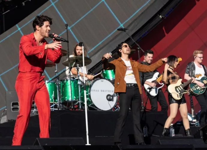 Jonas Brothers perform at Global Citizen Festival NYC in Central Park New York^ NY - September 24^ 2022