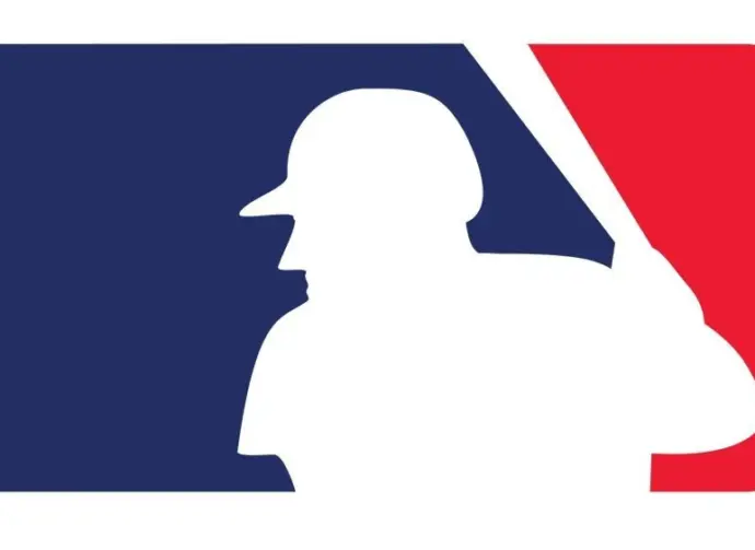 MLB Major League Baseball icon red blue white isolated play us USA Boston Red Sox sport logo vector template sticker famous