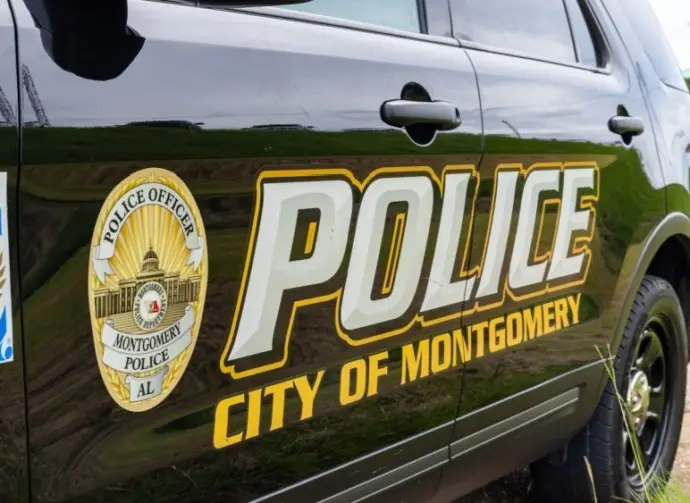 City of Montgomery Police car Montgomery^ AL / USA - August 27^ 2020