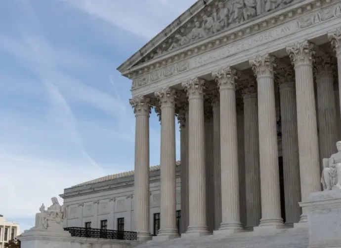 Front of the Supreme Court of the United States. Washington DC^ USA. Washington DC - October 27^ 2024