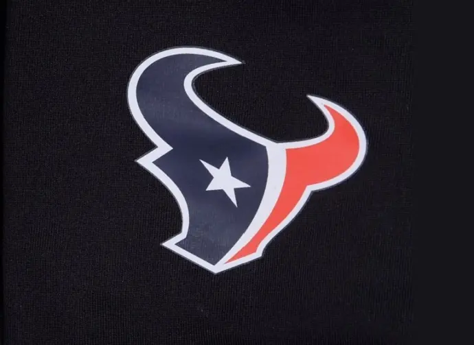The Logo of Houston Texans and New era on the buff gear.