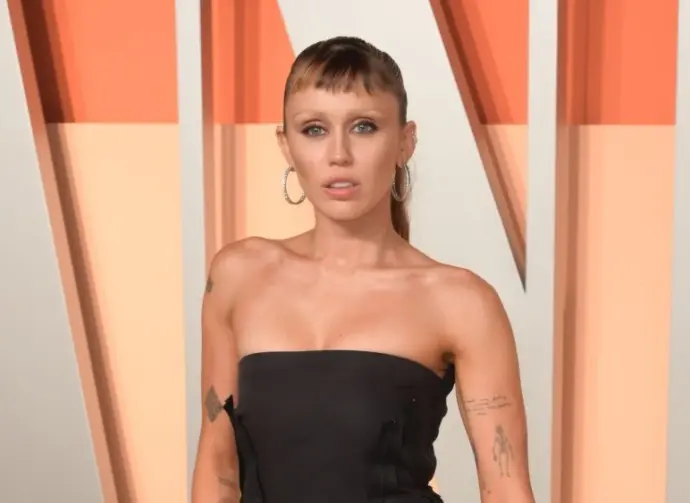 Miley Cyrus at the Vanity Fair Party. Los Angeles^ CA. 02MAR2025