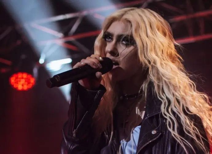 Taylor Momsen from The Pretty Reckless perform live at Manchester Academy Uk. Manchester^ United Kingdom^ 27th October 2022