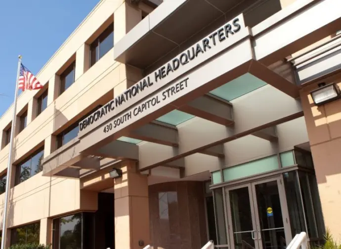 Democratic National Committee Headquarters in Washington^ DC on September 10^ 2016. The DNC is the formal governing body for the United States Democratic Party.
