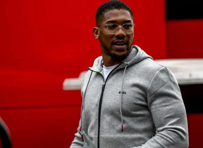 Boxer Anthony Joshua during the Dutch Grand Prix at Circuit Zandvoort on Thursday August 24^ 2023 in Zandvoort^ Netherlands