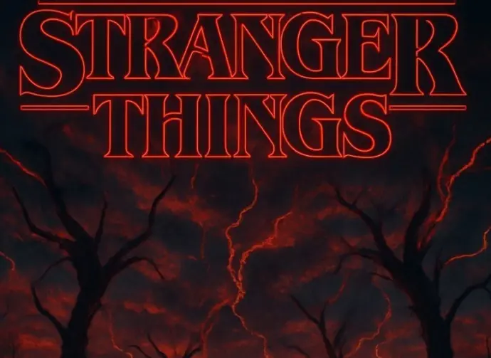'Stranger Things' background This content was generated by an Artificial Intelligence (AI) system.