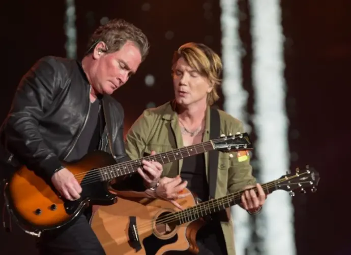 Goo Goo Dolls sings on stage rock in rio world 2019 RIO DE JANEIRO^ BRAZIL^ SEPTEMBER^ 29^ 2019