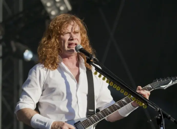 Megadeth performs live on stage June 29^ 2012 at 15th annual Tuska Open Air Metal Festival in Suvilahti^ in Helsinki^ Finland.