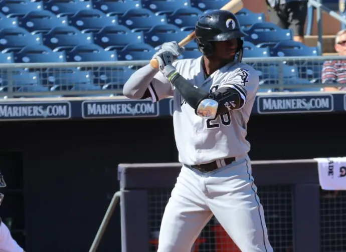 Louis Robert^ DH for the Glendale Desert Dogs at Peoria Sports Complex in Peoria^ Arizona/USA October 22nd^2018.