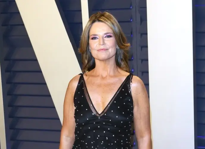 Savannah Guthrie at the 2019 Vanity Fair Oscar Party at The Wallis Annenberg Center for the Performing Arts on February 24^ 2019 in Beverly Hills^ CA
