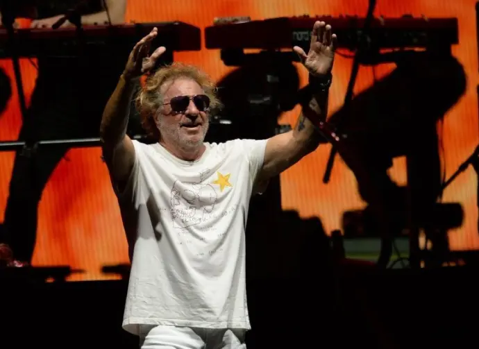 Sammy Hagar performs in West Palm Beach^ Florida on July 13^ 2024. The performance was in support of the Best Of All Worlds tour. WEST PALM BEACH^ FLORIDA - JULY 13^ 2024