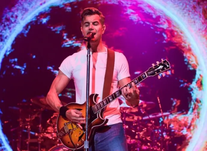 Nick Hexum of 311 performs in concert on July 26^ 2019 at Northwell Health at Jones Beach Theater in Wantagh^ New York. WANTAGH^ NY - JUL 26