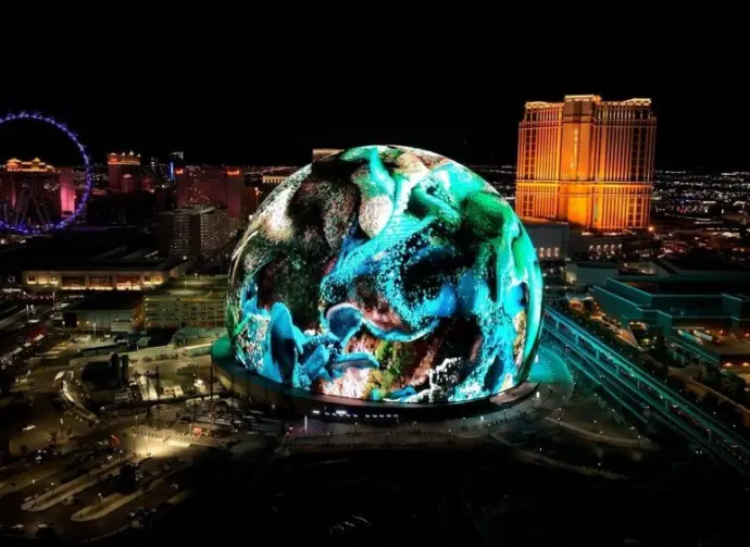 Las Vegas Sphere; Las Vegas^ Nevada^ United States - 12.1.2023