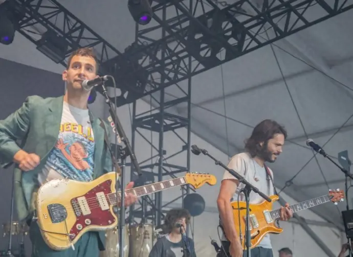 Goose joins Jack Antonoff's super jam at Bonnaroo Manchester^ Tennessee USA - 06-18-2022