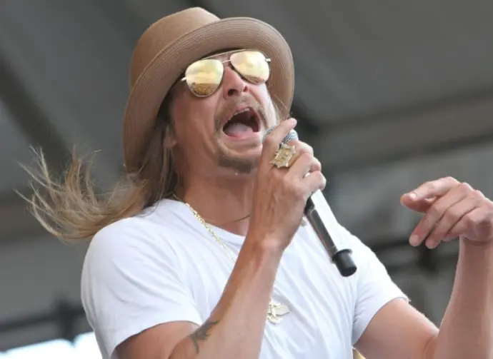 Robert James Ritchie^ better known as Kid Rock^ performs on stage at the 2011 New Orleans Jazz and Heritage Festival. New Orleans^ Louisiana - May 8^ 2011