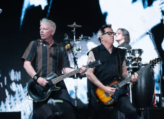 The Offspring perform at the When We Were Young festival in Las Vegas^ Nevada on 21 October 2023.