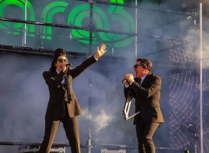 Puscifer performs at Bonnaroo music festival Manchester^ Tennessee USA - 06-19-2022