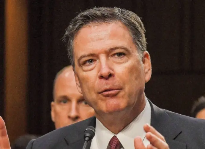 Former FBI Director James Comey testifies in front of the Senate Intelligence Committee during hearing in the Hart Senate Office building June 8^ 2017^ in Washington DC.