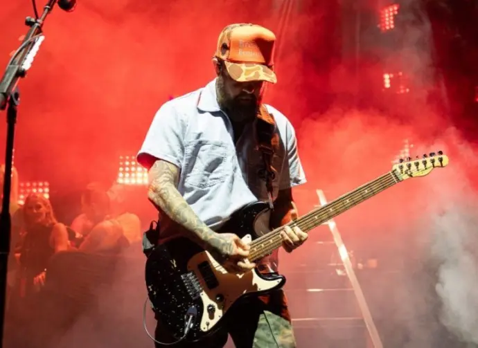 Breaking Benjamin performing live at the Pine Knob Music Theater as special guest for Staind Clarkston^ MI USA - 09-11-2024: