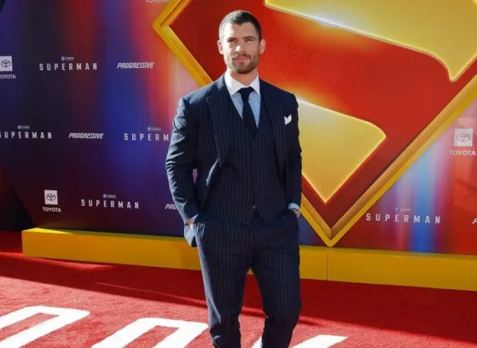 David Corenswet at the Premiere of Superman at the TCL Chinese Theatre IMAX LOS ANGELES - JULY 7^ 2025