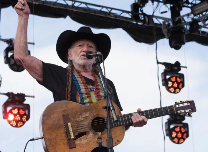 Willie Nelson performs at LOCKN' Festival. Arrington^ VA/USA - 9/7/2014