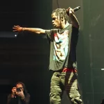 Travis Scott on stage. EUROPE - 6 December^2014