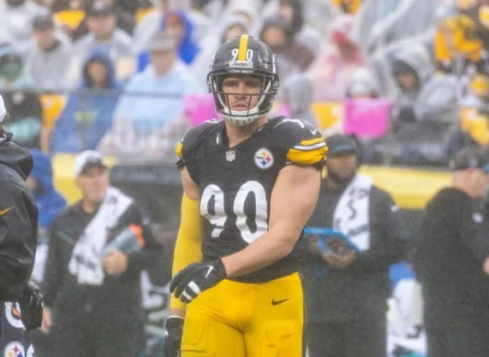 #90 T.J. WATT of PITTSBURGH STEELERS-- WEEK 8 OCTOBER 29^ 2023 ACRISURE STADIUM PITTSBURGH PENNSYLVANIA