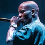 Portrait of rapper DMX with microphone in hand. EUROPE-18 SEPTEMBER^2014